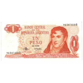 ARGENTINA 1 Peso 1970 Series D