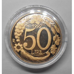 50 Lire 1999 Proof
