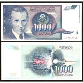 YUGOSLAVIA 1000 Dinara 1991