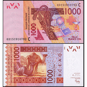 BURKINA FASO (W.A.S.) 1000...