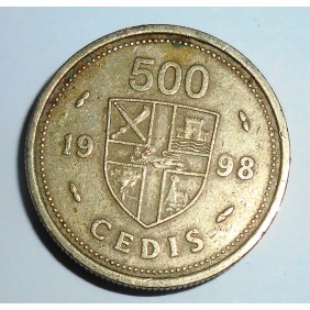 GHANA 500 Cedis 1998
