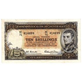 AUSTRALIA 10 Shillings 1954