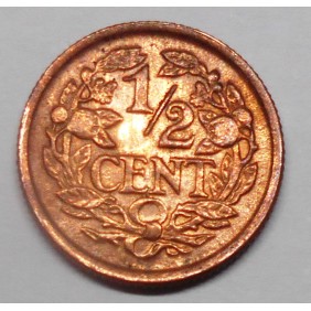 NETHERLANDS 1/2 Cent 1936
