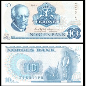 NORWAY 10 Kroner 1973