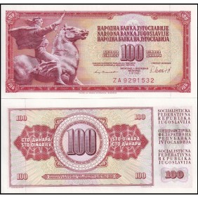 YUGOSLAVIA 100 Dinara 1981...