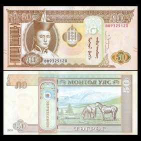 MONGOLIA 50 Tugrik 2024 New...