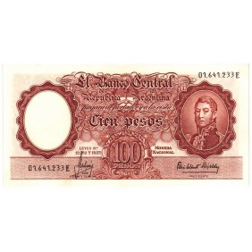 ARGENTINA 100 Pesos 1957