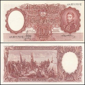 ARGENTINA 100 Pesos 1957