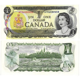 CANADA 1 Dollar 1973