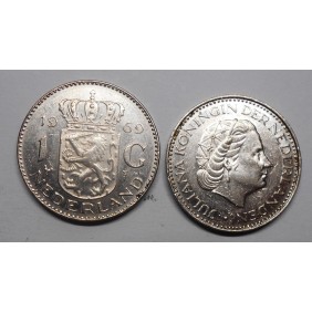 NETHERLANDS 1 Gulden 1969 Cock