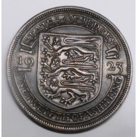JERSEY 1/12 Shilling 1923...