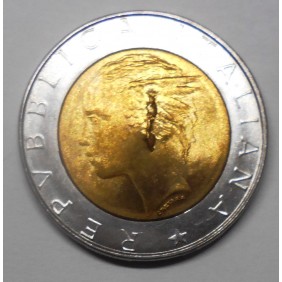 500 Lire 1987 eccedenza di...