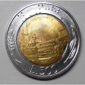 500 Lire 1989 vuoto di...