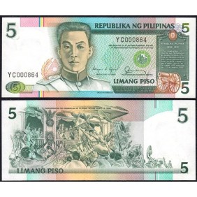PHILIPPINES 5 Piso 1985