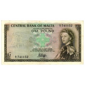 MALTA 1 Pound L. 1967 (1969)