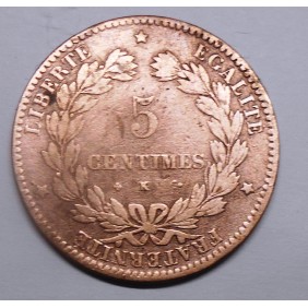 FRANCE 5 Centimes 1873 K