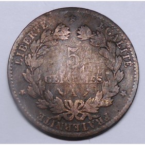 FRANCE 5 Centimes 1883 A