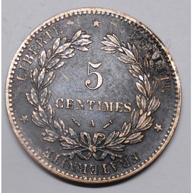 FRANCE 5 Centimes 1883 A