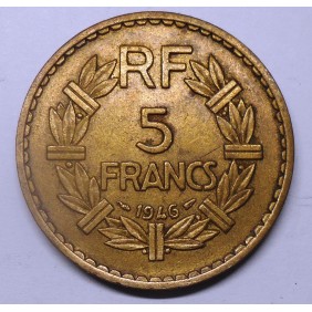 FRANCE 5 Francs 1945 br.