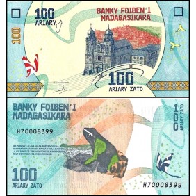 MADAGASCAR 100 Ariary 2022...