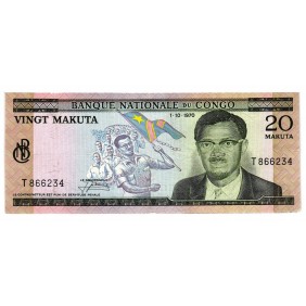 CONGO DEMOCRATIC 20 Makuta...