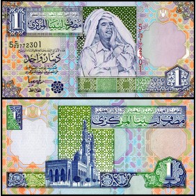 LIBYA 1 Dinar 2002