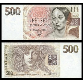 CZECH REPUBLIC 500 Korun 1993