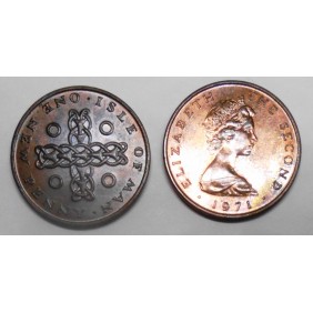 ISLE OF MAN 1 Penny 1971