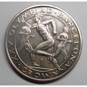 GIBRALTAR 1 Crown 1991...