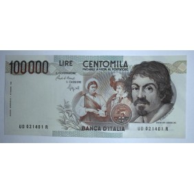 100.000 Lire Caravaggio 1...