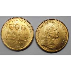 VATICANO 20 Lire 1992