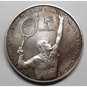 NIUE 5 Dollars 1987 Boris...