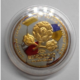 UKRAINE 1 Hryvnia 2012 UEFA...