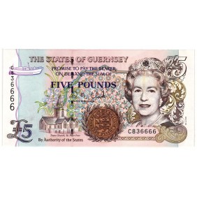 GUERNSEY 5 Pounds 1996