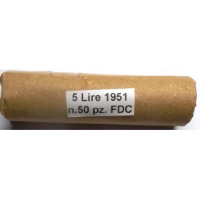 Rotolino 5 Lire 1951 FDC