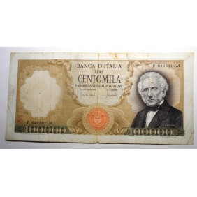 100.000 Lire MANZONI 1970...