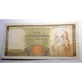 50.000 Lire LEONARDO 1972