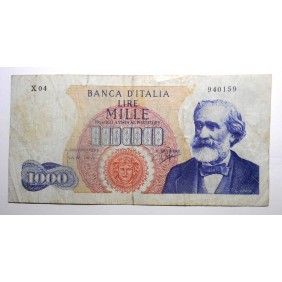 1000 Lire VERDI 1963 serie...