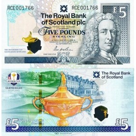 SCOTLAND 5 Pounds 2014...