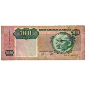 ANGOLA 5000 Kwanzas 1991