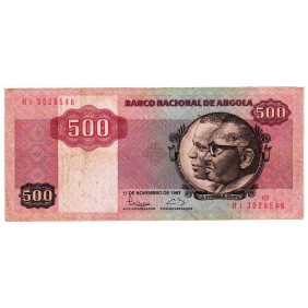 ANGOLA 500 Kwanzas 1987
