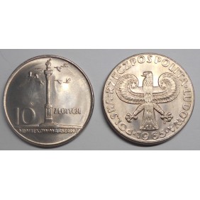 POLAND 10 Zlotych 1965...