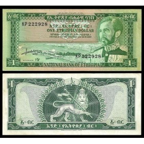 ETHIOPIA 1 Dollar 1966