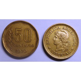 ARGENTINA 50 Centavos 1970