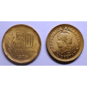 ARGENTINA 50 Centavos 1975