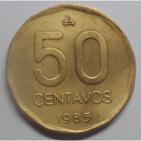 ARGENTINA 50 Centavos 1985