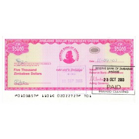 ZIMBABWE 5000 Dollars 2003