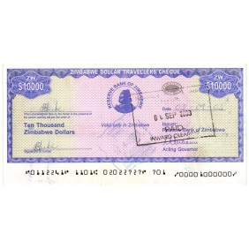 ZIMBABWE 10.000 Dollars 2003