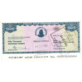 ZIMBABWE 50.000 Dollars 2003