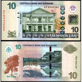 SURINAME 10 Dollars 2020